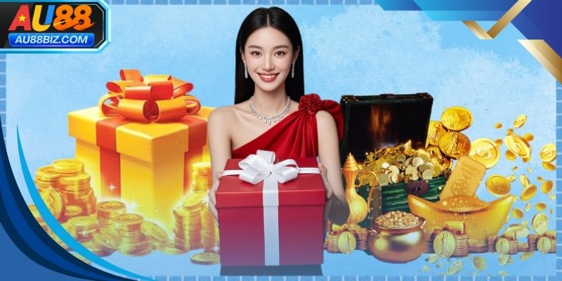 Giao diện khuyến mãi AU88 được cập nhật theo từng thời điểm